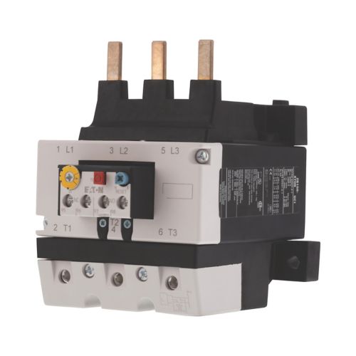 RELE DE SOBRECARGA EATON MOELLER SERIE ZB, ZB150, IR= 120-150 A, 1 N/A, 1 N/C, MONTAJE DIRECTO, IP00 REF 278466 MOD ZB150-150