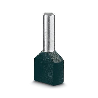 AI-TWIN 2X 1,5 - 8 BK - Puntera Gemelos. PHOENIX CONTACT