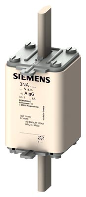 Elemento fusible LV HRC, NH1, Entrada: 224 A, gG, Un CA: 500 V, Un CC: 440 V, Indicador frontal, terminales de agarre activos