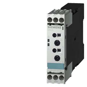 Relé temporizador, electrónico generador de impulsos, 1 conmutado 15 rangos de tiempo (0,05 s-100 h) AC 24 V, 100-127 V y DC 24 V con AC 50/60 Hz con LED, borne de tornillo