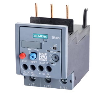 Relé de sobrecarga 28…40 A para protección de motores Tamaño S2, Clase 10 Siemens