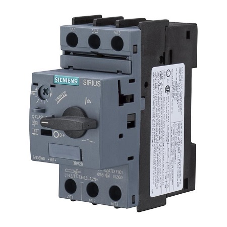 Guardamotor 3RV20 3P 0,18...0,25A 400Vac S00