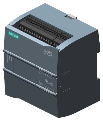 SIMATIC S7-1200, CPU 1212C, CPU compacta, DC/DC/DC, I/O integrada: 8 DI DC 24V; 6 DO 24V DC; 2 AI 0-10V DC, alimentación: DC 20,4-28,8V DC, Memoria de programas/datos 50 KB