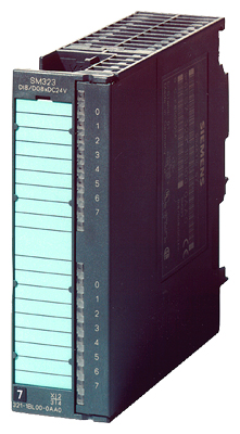 SIMATIC S7-300, módulo digital SM 323, aislado galvánicamente, 16 DI y 16 DO, DC 24V, 0,5 A, Corriente total 4 A, 1 x 40 polos