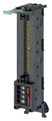 Módulo de conexión frontal con conector IDC de 1x50 polos para módulos de 32 E/S digitales del S7-1500 Alimentación de potencial a través de terminales de tornillo