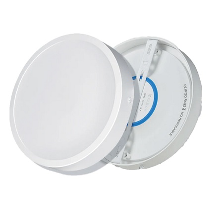 Panel circular para montaje superficial High Lumen 8 22W 100-305V, 1980 Lm, 6500ºK luz fría