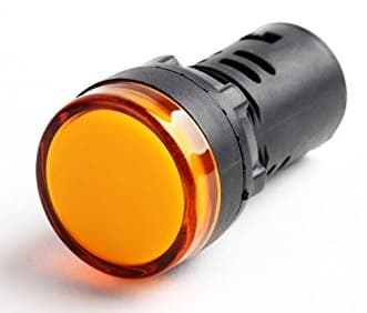 LUZ PILOTO LED COMPACTA AMARILLO 22mm 120VAC/DC GQELE