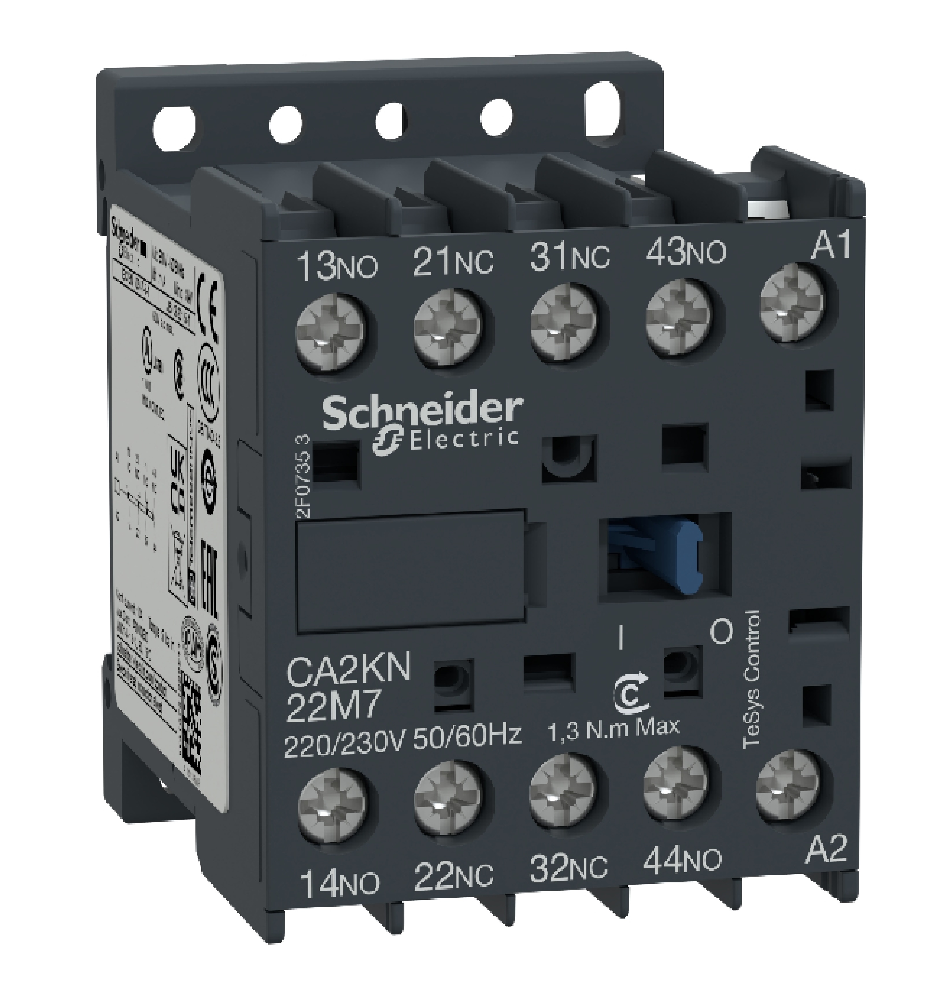Contactor Auxiliar Tesys K 2NA+2NC 10A 220-230VAC