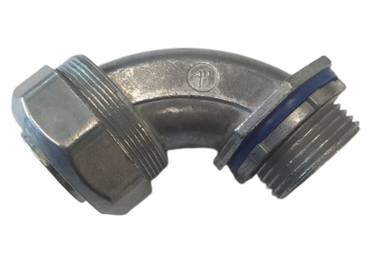conector curvo de 90° liquid tight de 1 1/2 pulgada