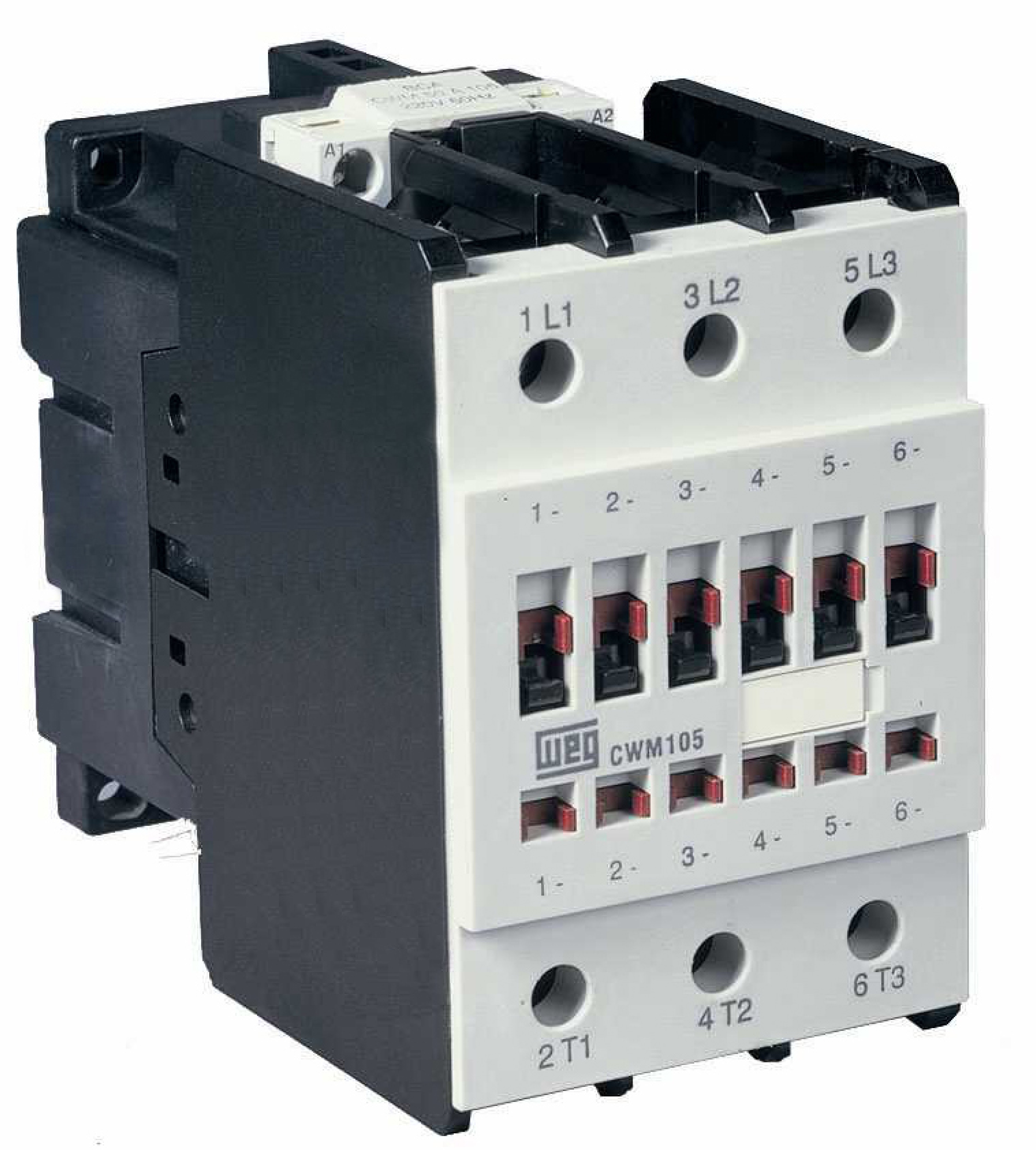 Contactor tripolar,bobina 110V, 1NA, I máx AC3 105A.