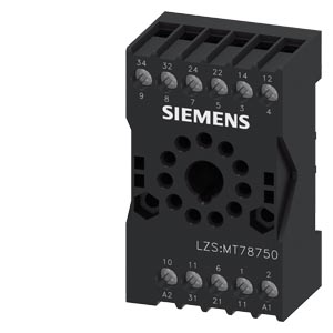 Base para rele auxilar 11 pines marca SIEMENS