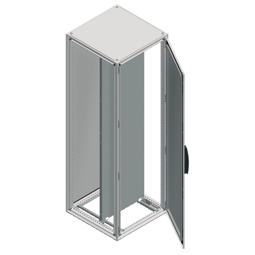 Armario metalico SF con placa de montaje 2000x800x800mm incluye zocalos y tapas laterales