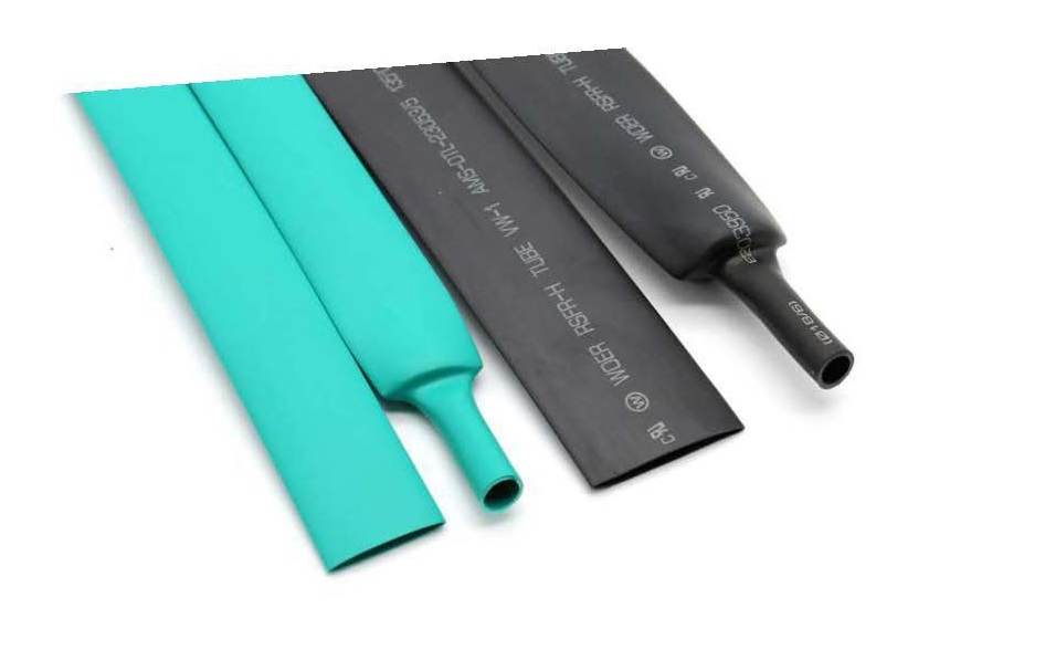 Tubos termoencogibles de una sola pared 18 mmx 28.27 A x 50 m (Single wall) Funda 600 Vac, Negro