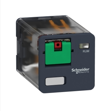 Relé 8 pines universal 2 contactos na/nc 10a, 220 vac. SCHNEIDER